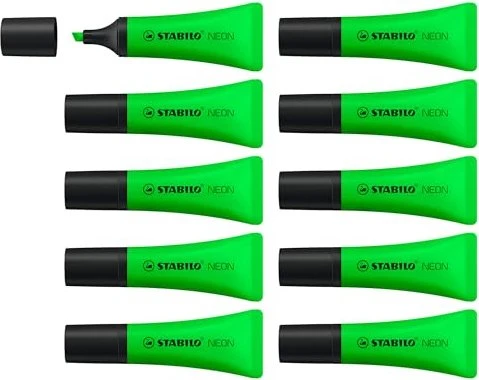 STABILO Neon grün, 10er-Pack