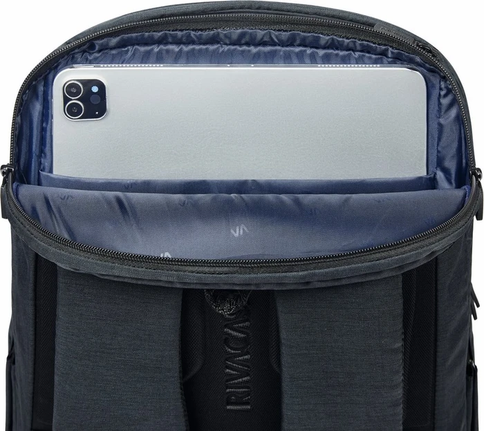RivaCase 8365 Biscayne ECO 17.3" carry-on Laptop-Rucksack, schwarz