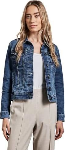 Street One Denim Jeansjacke mid blue random (Damen)