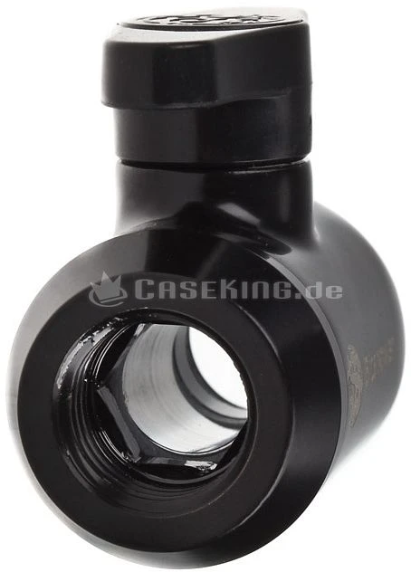 Bitspower Absperrhahn G1/4" matt schwarz (BP-MVV-MBKBK) – Bild 2 von 2