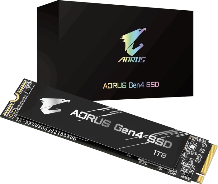 GIGABYTE AORUS Gen4 SSD 1TB, M.2 2280 / M-Key / PCIe 4.0 x4