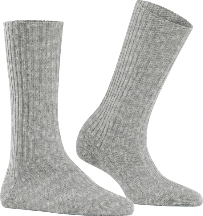 Falke Cosy Wool Boot Socken lt. heather (Damen)