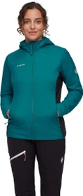 Mammut Rime Light IN Hybrid Hooded Funktionsjacke deep teal (Damen)