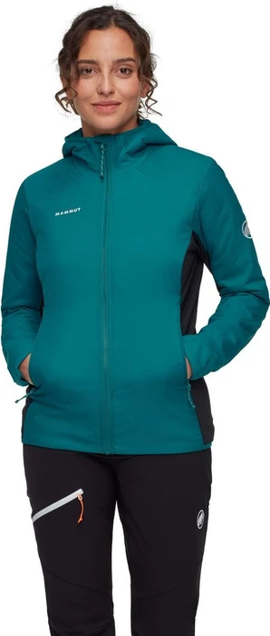 Mammut Rime Light IN Hybrid Hooded Funktionsjacke deep teal (Damen)