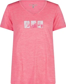 CMP Light Jersey Funktionsshirt kurzarm rosa fluo melange (Damen)
