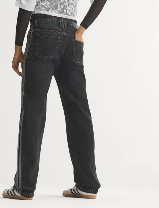 adidas Firebird Jeans true black denim (Damen) (KQ6488) – Bild 7