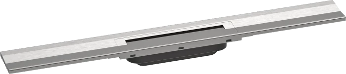 Hansgrohe RainDrain Flex Fertigset Duschrinne 700 kürzbar zur Wandmontage, edelstahl gebürstet