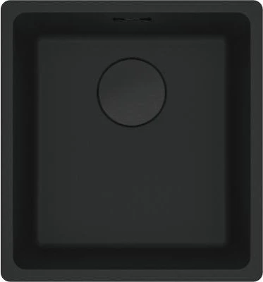 Franke Maris MRG 210-37 flächenbündig Becken mittig black matt