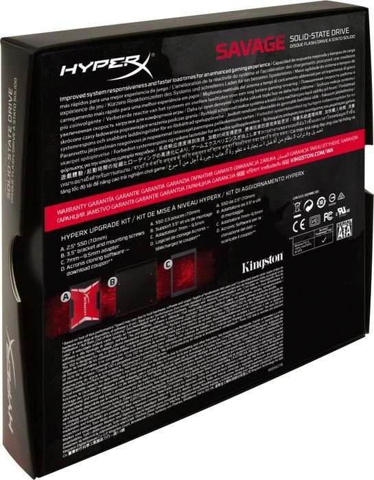 Kingston FURY Savage SSD 240GB, 2.5" / SATA 6Gb/s