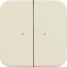 Busch-Jaeger WaveLine Wandsender Funk 2-fach, Busch-Duro 2000 SI, weiß