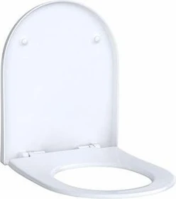 Geberit Acanto WC-Sitz, Quick-Release, Absenkautomatik, weiß/glänzend