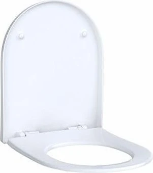 Geberit Acanto WC-Sitz, Quick-Release, Absenkautomatik, weiß/glänzend