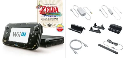 Nintendo Wii U Premium Pack - 32GB The Legend of Zelda: The Wind Waker HD Edition Bundle schwarz/gold