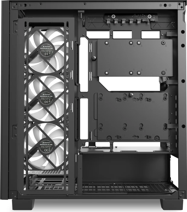 Sharkoon Elite Shark CA500, schwarz, Glasfenster