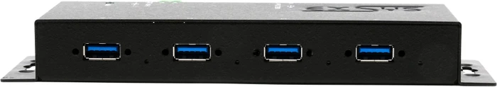Exsys Industrial Wallmount USB-Hub, 4x USB-A 3.0, USB-B 3.0 [Buchse]