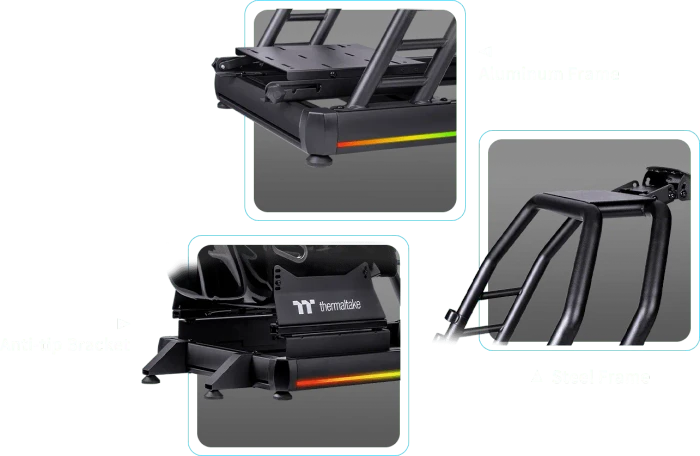 Thermaltake Racing Simulator Cockpit GR500, schwarz