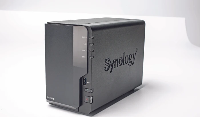 Synology DiskStation DS218+, 2GB RAM, 1x RJ-45 1000Base-T, 3x USB-A 3.0