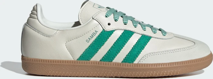 adidas Samba OG off white/court green/hazy green