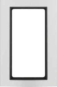 Berker B.3 Rahmen mit großem Ausschnitt Alu, aluminium/anthrazit matt