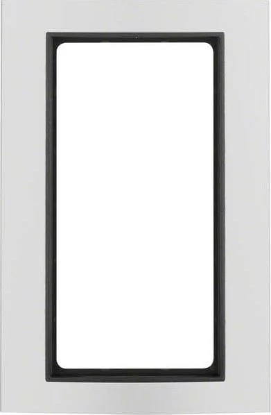 Berker B.3 Rahmen mit großem Ausschnitt Alu, aluminium/anthrazit matt