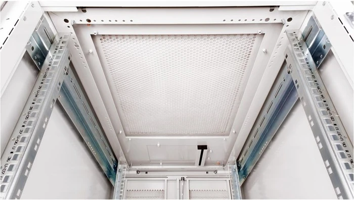 Roline / Secomp Pro Serie 19" Serverschrank 42HE, montiert, Glastür, IP20, RAL 7035, 1000mm tief