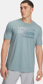 Under Armour Team Issue Wordmark Funktionsshirt kurzarm serpentine/jasper blue (Herren)