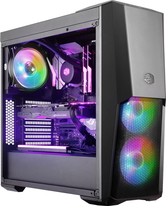 Cooler Master MasterBox MB500 ARGB, Glasfenster