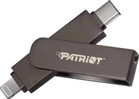Patriot iLuxe Stick 512GB, USB-C + Apple Lightning, USB 3.2 Gen 1×1, USB 2.0