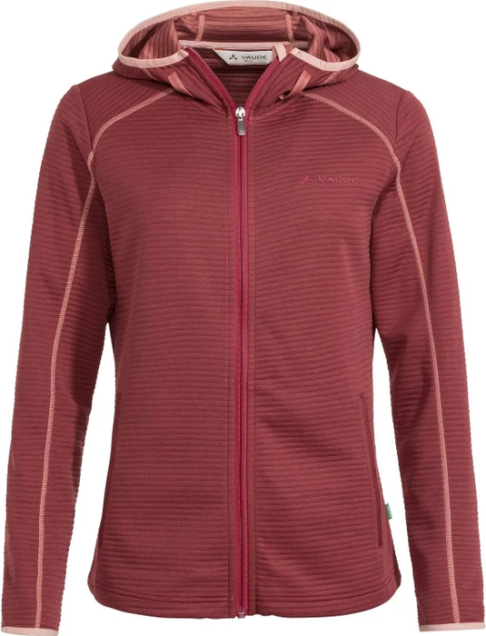 Vaude Skomer Hooded Fleece Jacke red cluster (Damen)