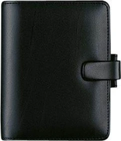 Filofax Metropol Terminplaner 2024, A5, Kunstleder-Cover, schwarz