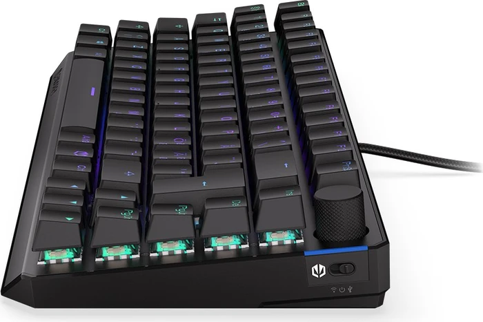 Endorfy Thock 75% Wireless, PBT, LEDs RGB, hot-swap, Black, Kailh Box BLACK, USB/Bluetooth, ND