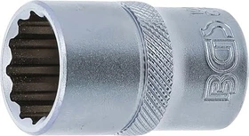 BGS technic Außenzwölfkant Steckschlüssel 1/2", 17mm