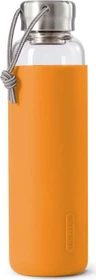 black+blum Glas Trinkflasche 600ml orange
