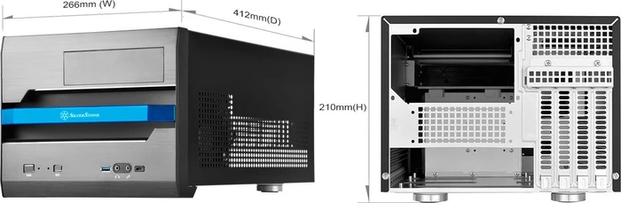 SilverStone Sugo SG12, schwarz