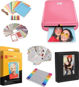 Kodak Step Instant, pink, Fotodrucker, Bundle Geschenkset