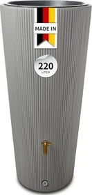 4rain Vaso 2in1 Regenwassertank 220l zinkgrau