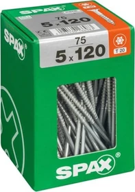 Spax WIROX A9J 4CUT T-STAR plus T20 Universalschraube, 5x120mm, 75 Stück