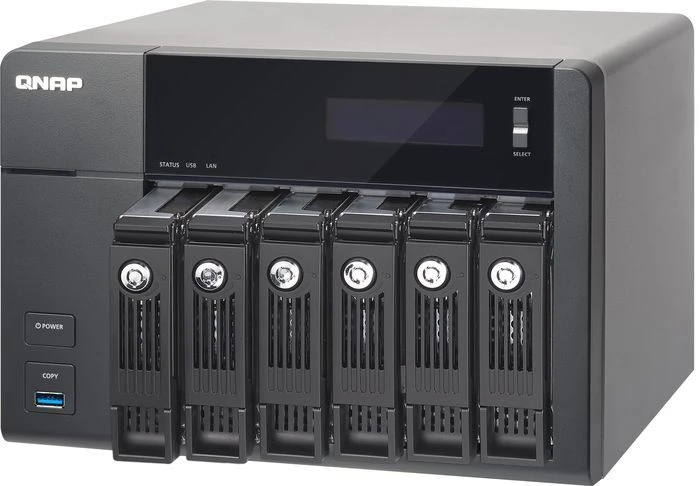 QNAP TVS-671-PT-4G, 4GB RAM, 4x RJ-45 1000Base-T, 3x USB-A 3.0