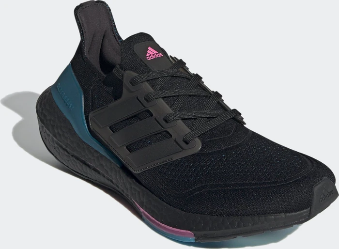adidas Ultraboost 21 core black/carbon/active teal (Herren)