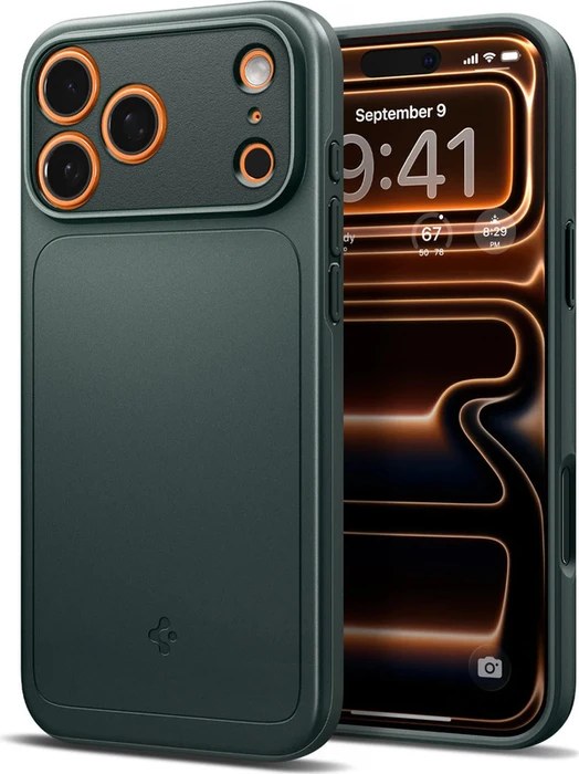 Spigen Thin Fit MagSafe Abyss Green iPhone 17 Pro Image