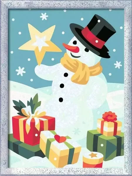 Ravensburger Malen nach Zahlen CreArt Bezaubernder Schneemann