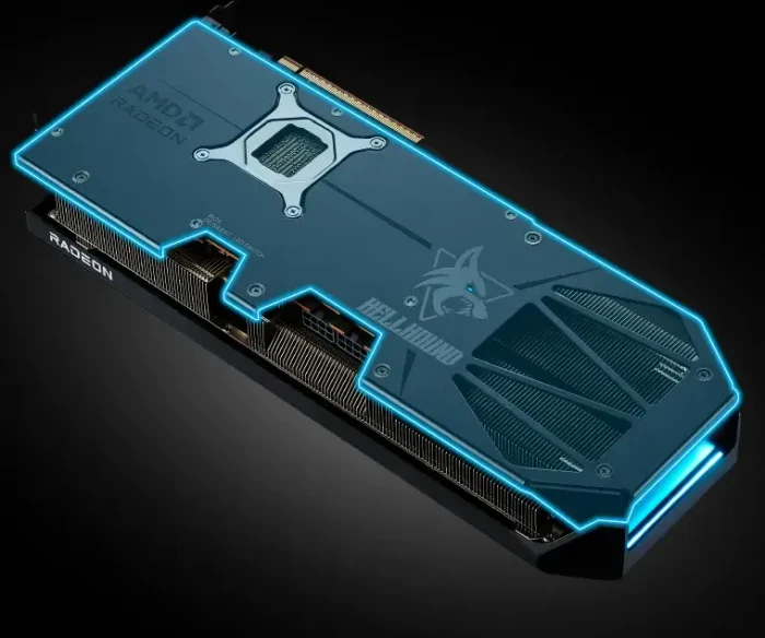 PowerColor Hellhound Radeon RX 9070 XT, 16GB GDDR6, HDMI, 3x DP
