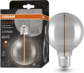 Osram Ledvance Filament LED Vintage 1906 Globe 95 2.2W/818 E27