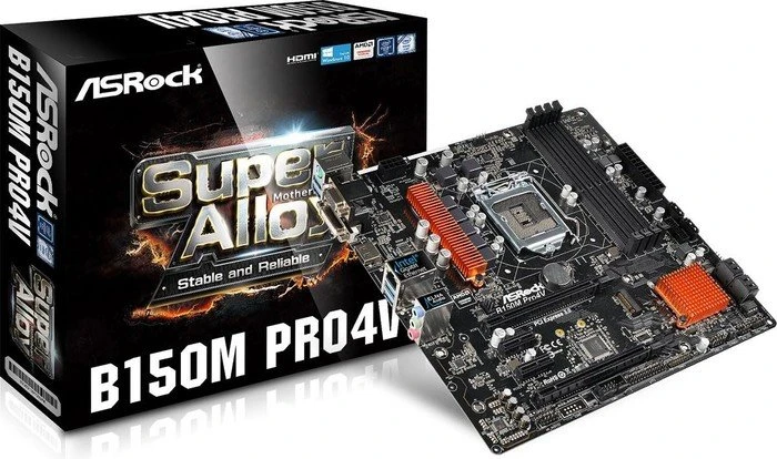 ASRock B150M Pro4V (Intel 1151)