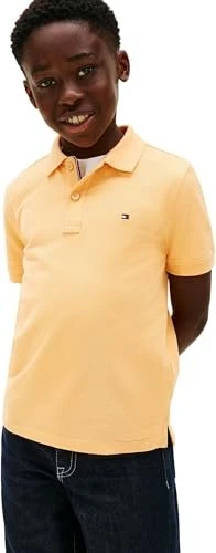 Tommy Hilfiger Essential Regular Fit mit Flag-Stickerei Poloshirt kurzarm faded sun kiss (Junior)