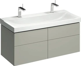 Geberit Xeno² Unterschrank für Waschtisch 117.4x53x46.2cm, 4 Schubladen, greige