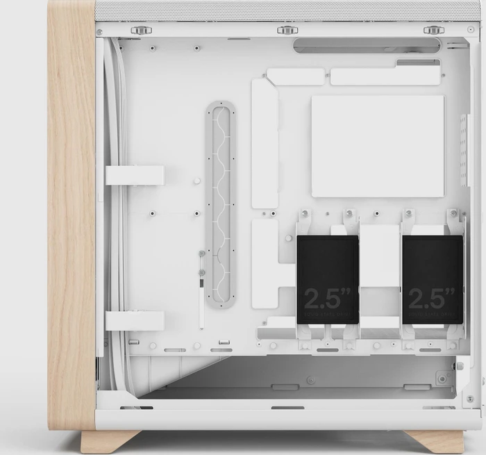 Fractal Design Summit Chalk White TG Clear, Glasfenster