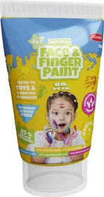 Boti Natural Face & Fingerpaint Fingerfarbe, gelb, 65ml