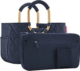 Reisenthel Loopshopper M rhombus midnight gold