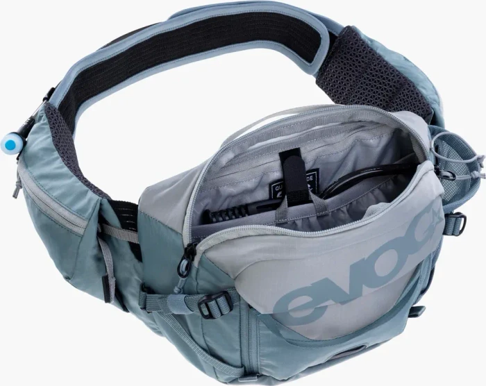 Evoc Hip Pack Pro 3 mit Trinksystem stone/steel